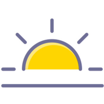 Morning illustration design png