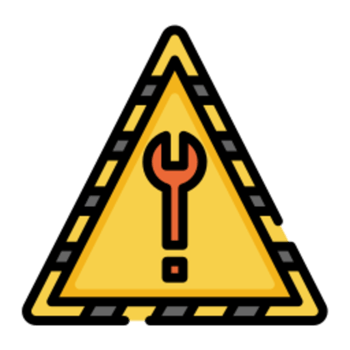 Warning illustration design png