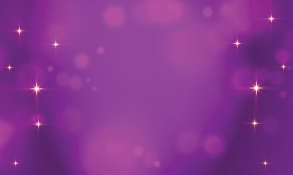 Vector golden and purple bokeh background