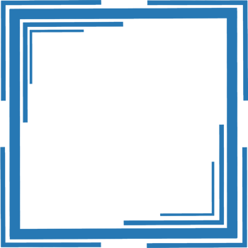 modern trendy abstract geometric social media frame border multicolor. png