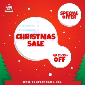 Christmas Sale Banner vector