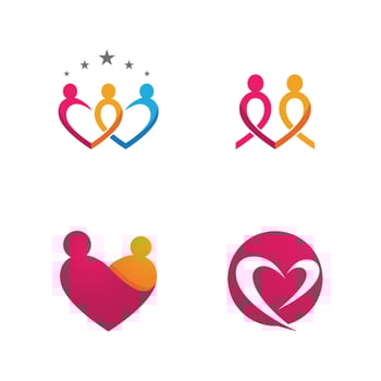 Community, network and social icon vector