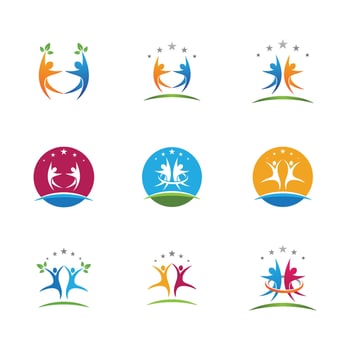 Community, network and social icon vector