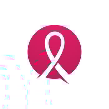 Red ribbon Vector illustration