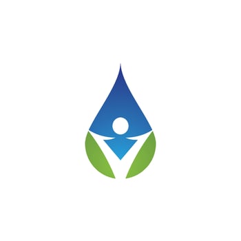 water drop Logo Template vector