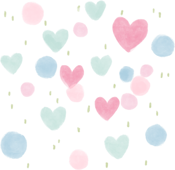 Gouache illustration pastel abstract confetti minimal cute style doodle wallpaper png