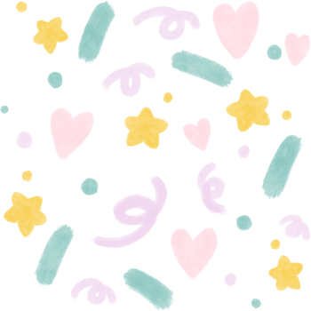 Gouache illustration pastel abstract confetti minimal cute style doodle wallpaper png