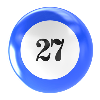 number ball 3d render png