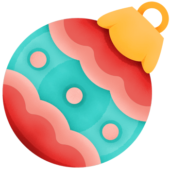 Christmas decoration bauble png