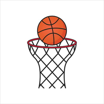 Basketball Clipart, Basketball Vector, Basketball illustration, Sports Clipart, Sports Vector, Sports illustration vector