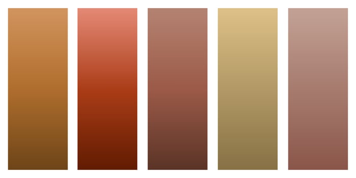 Set of gradients bright, smooth, pastel gradient colors designs for devices, computers and modern smartphone screen backgrounds. Vector illustration.