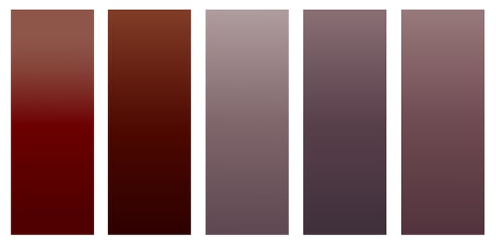 Set of gradients bright, smooth, pastel gradient colors designs for devices, computers and modern smartphone screen backgrounds. Vector illustration.