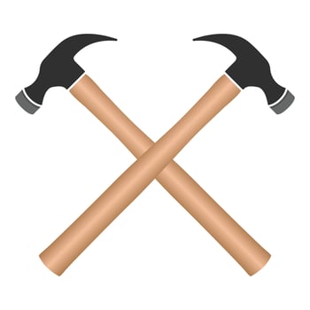 Hammer Clipart Vector, Hammer Vector, Hammer illustration, Carpenter Vector, Mechanic tools Clipart, Mechanic Tools, Carpenter tools, Worker elements, Labor equipment vector