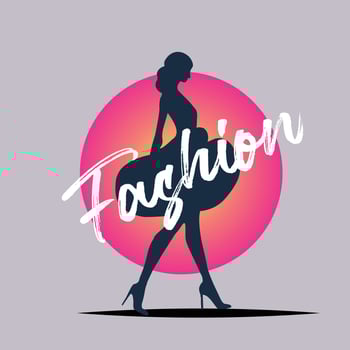 beauty woman fashion logo boutique abstract design vector icon illustration
