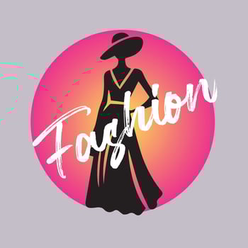 beauty woman fashion logo boutique abstract design vector icon illustration