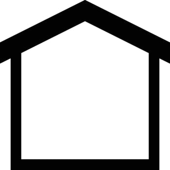 Home homepage icon symbol vector image. Illustration of the house real estate graphic property design image