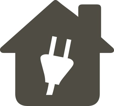Home homepage icon symbol vector image. Illustration of the house real estate graphic property design image