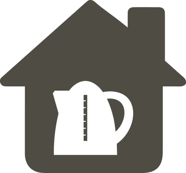 Home homepage icon symbol vector image. Illustration of the house real estate graphic property design image