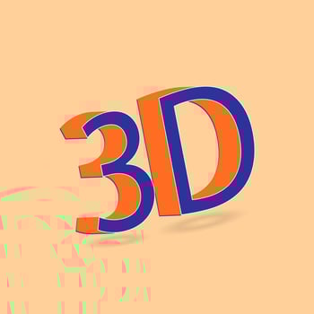 3d style text effect with gradient color graphic style and template vector