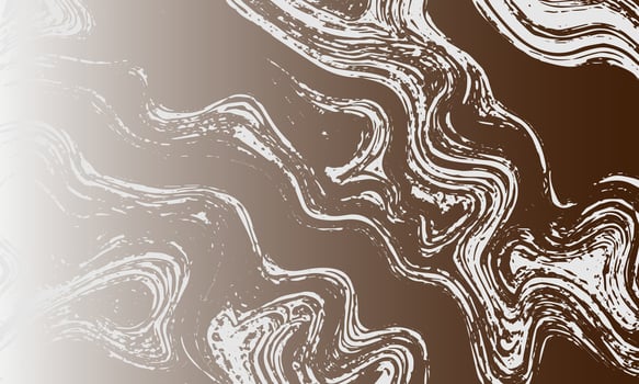 a brown and white marble background with swirls vector