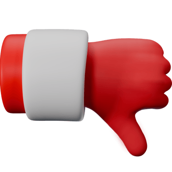 Santa claus hand sign 3D render cartoon style icon element png