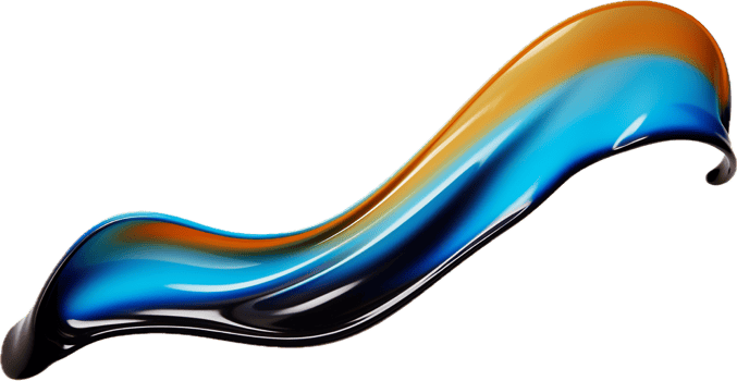 AI generated oil spill drop png