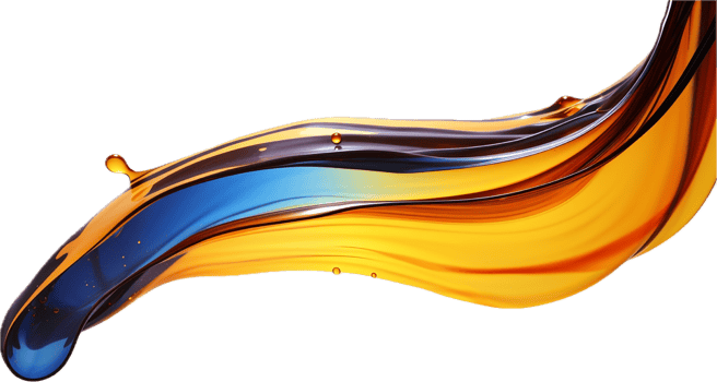 AI generated oil spill drop png