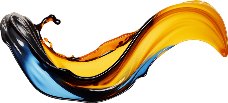 AI generated oil spill drop png