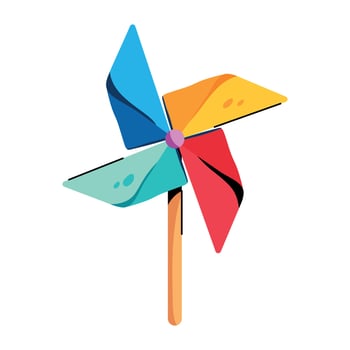 Trendy Pinwheel Toy vector