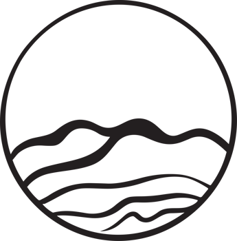 Mountain logo in tourism concept in minimal style for decoration png