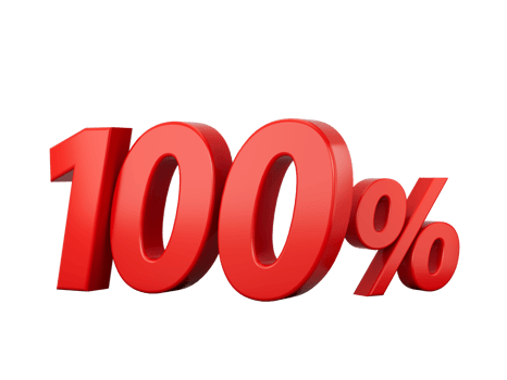 3d Red 100 percent  Hundred Percent Sign  3d illustration png