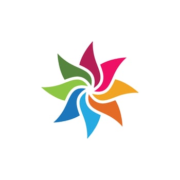 flower vector icon design
