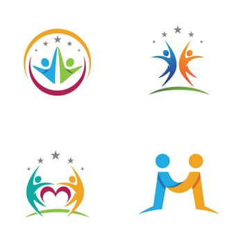 Community, network and social icon vector