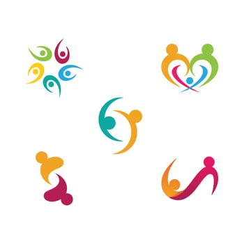 Community, network and social icon vector