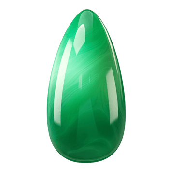 AI generated Jade stone gem clip art png