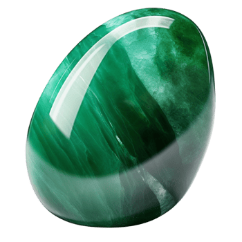 AI generated Jade stone gem clip art png
