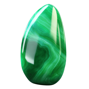 AI generated Jade stone gem clip art png
