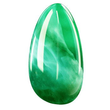 AI generated Jade stone gem clip art png