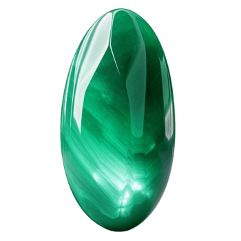 AI generated Jade stone gem clip art png