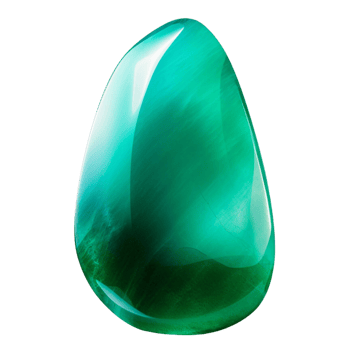 AI generated Jade stone gem clip art png