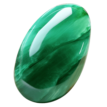 AI generated Jade stone gem clip art png