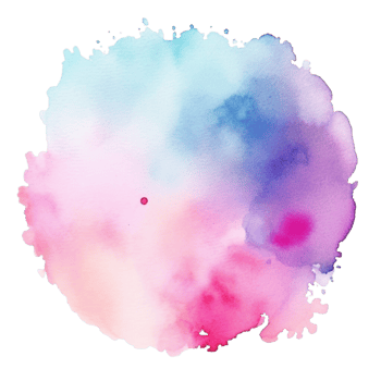 AI generated Watercolor spot clip art png