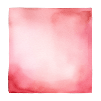 AI generated Watercolor square banner clip art png