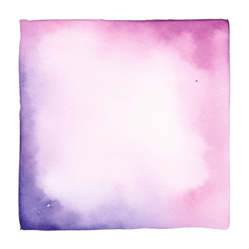 AI generated Watercolor square banner clip art png