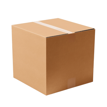 AI generated Cardboard box clip art png