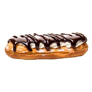 AI generated Eclair clip art png