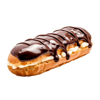 AI generated Eclair clip art png