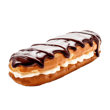 AI generated Eclair clip art png
