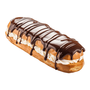 AI generated Eclair clip art png