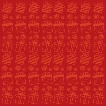 Christmas pattern background Gift wrapping paper Vector illustration